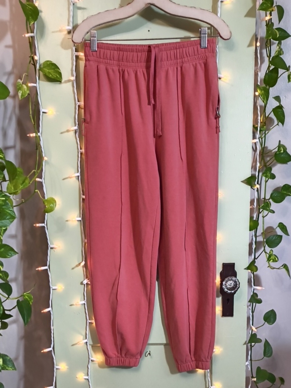 Women's Old Navy Active Dynamic Fleece Hi-Rise Breathable Zip Pocket Jogger S
